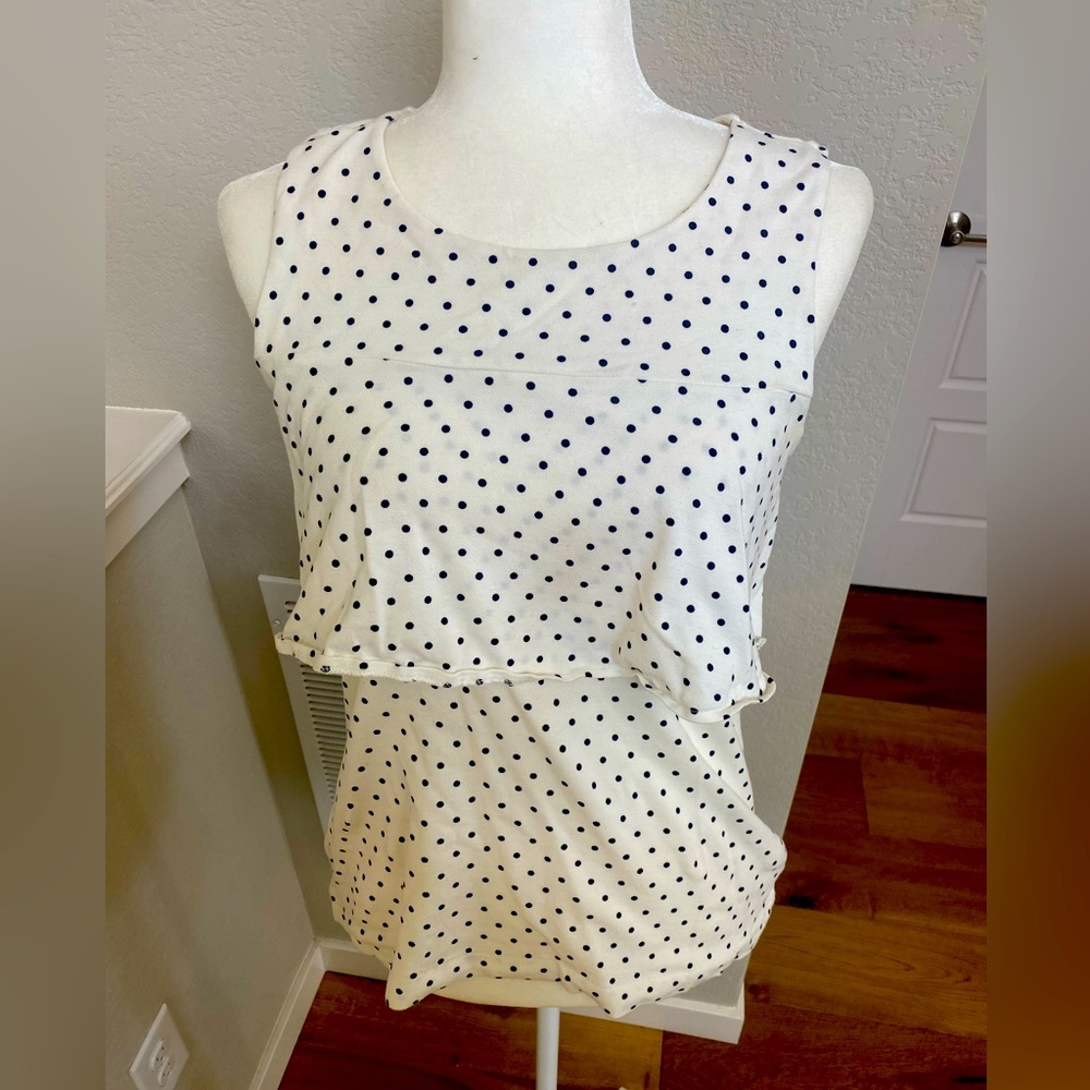 J. Crew sleeveless top.